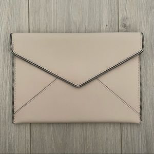 Rebecca Minkoff / Cream Leo Envelope Clutch
